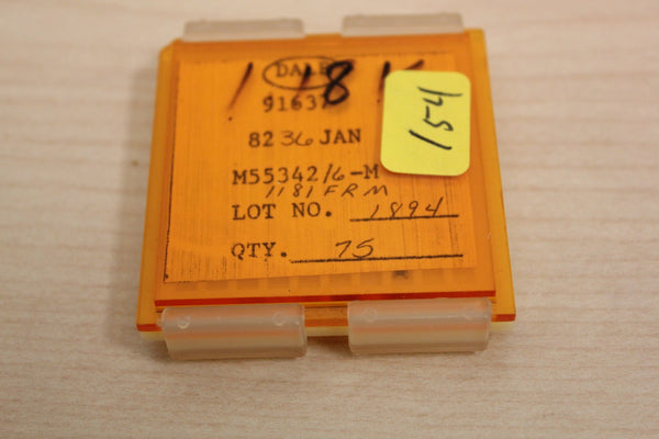 73 New Vishay/Dale Mil Spec Chip Resistors JAN M55342 1.18K