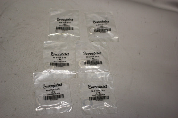 NEW  LOT OF 6 SWAGELOK NI-8-VCR-2-VS GASKET