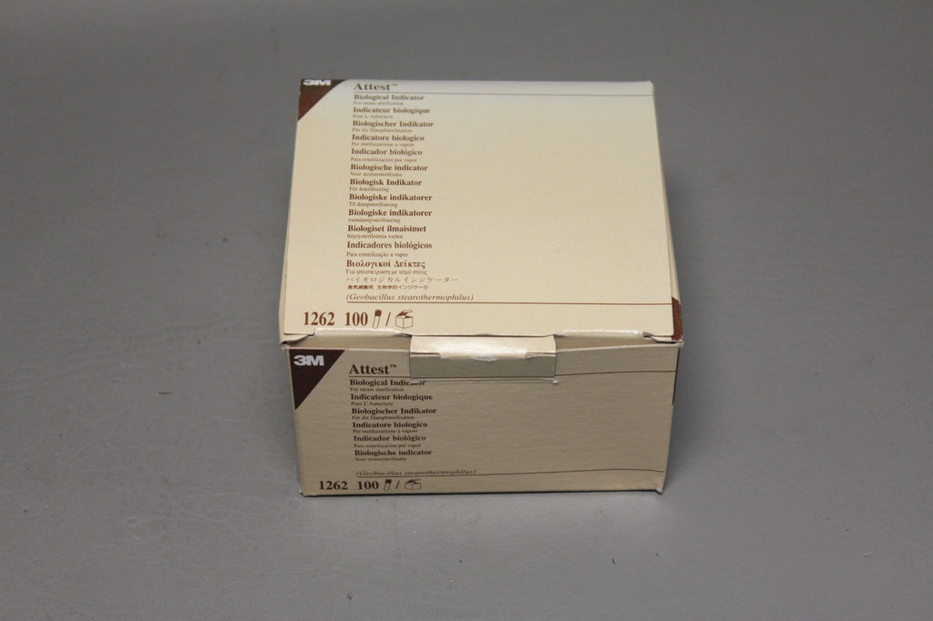 3M ATTEST 1262 STERILIZATION BIOLOGICAL INDICATOR VIAL 100 CT
