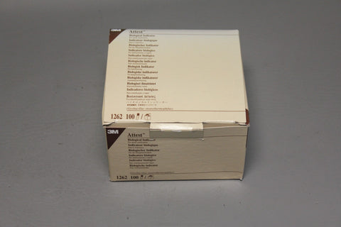 3M ATTEST 1262 STERILIZATION BIOLOGICAL INDICATOR VIAL 100 CT