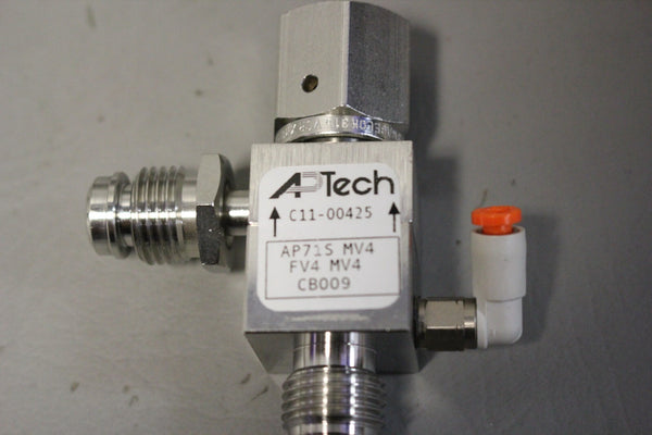UNUSED APTECH STAINLESS VACUUM GENERATOR AP71S MV4 FV4 MV4