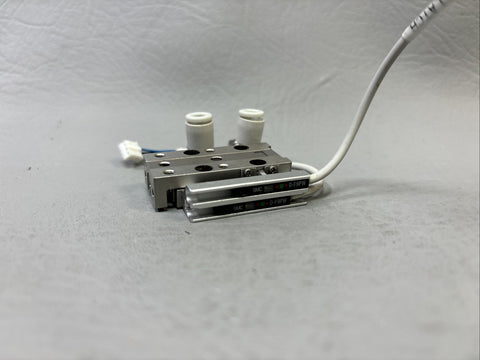 SMC MXJ4-10 Slide Guided Cylinder w/ D-F9PW Sensors