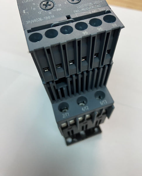 UNUSED Siemens 3RW4026-1BB04 SIRIUS SOFT STARTER  11 kW/400 V, 40 °C 200-480 V