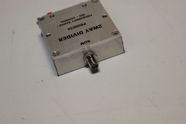 2 WAY POWER DIVIDER PD00034 800-2200MHZ