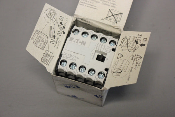NEW EATON MINI CONTACTOR  XTMC9A01TD  DILEM-01-G