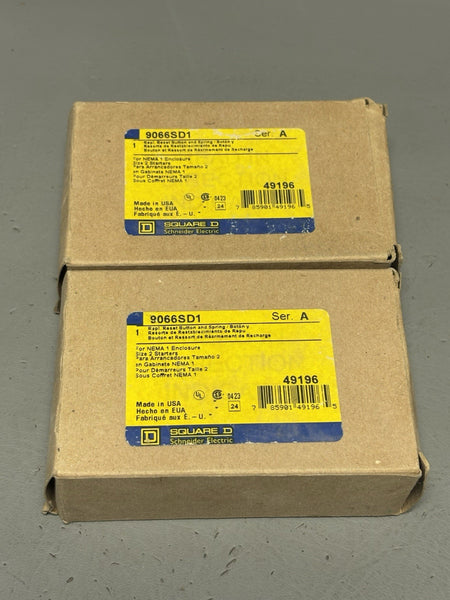 2- SQUARE-D 9066SD1 SER. A Size 2 Starter NEMA Enclosure