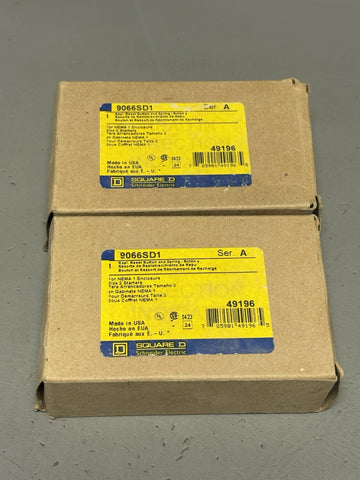 2- SQUARE-D 9066SD1 SER. A Size 2 Starter NEMA Enclosure
