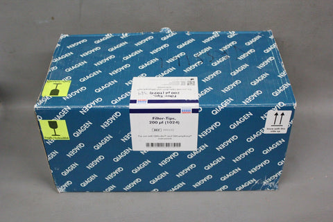 NEW CASE OF 384 QIAGEN 200ul FILTER TIPS 990332 FOR QIABCUBE & QIASYMPHONY