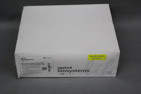 50 NEW APPLIED BIOSYSTEMS MICROAMP OPTICAL 384-WELL REACTION PLATE 4309849