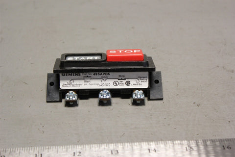 Unused SIEMENS OILTIGHT START/STOP PUSHBUTTON 49SAPB5