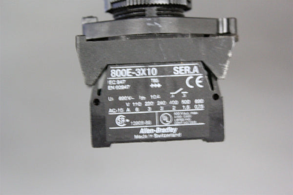 ALLEN BRADLEY MOMENTARY GREEN ARROW UP & DOWN PUSHBUTTON SWITCH