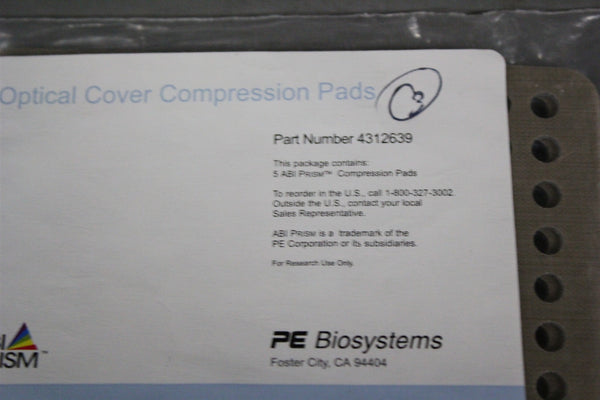 3 NEW APPLIED BIOSYSTEMS OPTICAL COVER COMPRESSION PADS 4312639