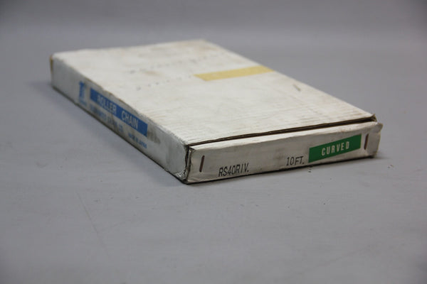 NEW TSUBAKI ROLLER CHAIN RS40RIV 10FT CURVED