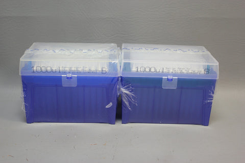 LOT of 2 RACKS GENESEE SCIENTIFIC 1000 ul Barrier Pipet Tips Low Binding 23-430