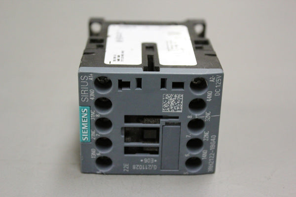 SIEMENS 3RH2122-1BG40 CONTACTOR RELAY