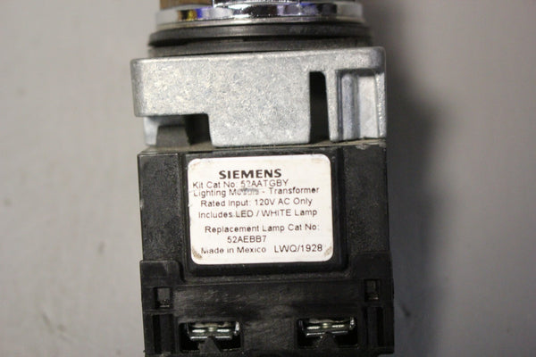 UNUSED SIEMENS PILOT LIGHT MODULE 52PL4G2XY