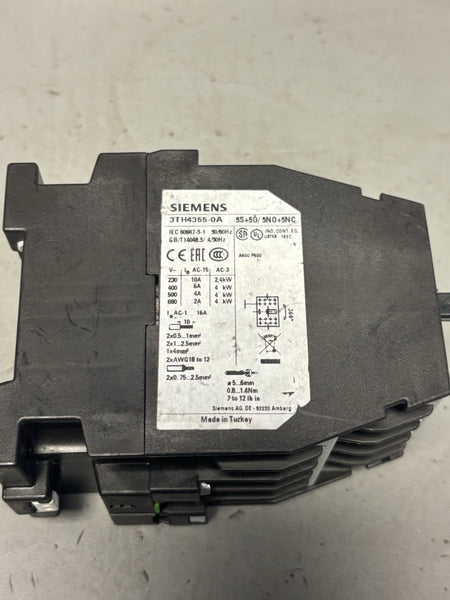 Siemens Auxiliary Contactor 3TH4355-0A