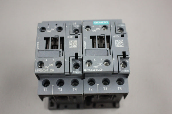 NEW SIEMENS SIRIUS CONTACTOR LOT OF 2 LEN00C004120B