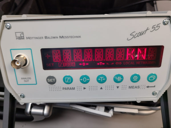 HOTTINGER BALDWIN MOBILE CARRIER FREQUENCY ANALYZER SCOUT 55 IN CASE