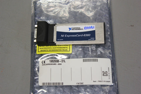 NATIONAL INSTRUMENTS MXI EXPRESS INTERFACE CARD EXPRESSCARD-8360 198266B-01L