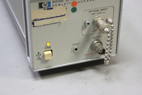 HP OPTICAL RECEIVER  81519A
