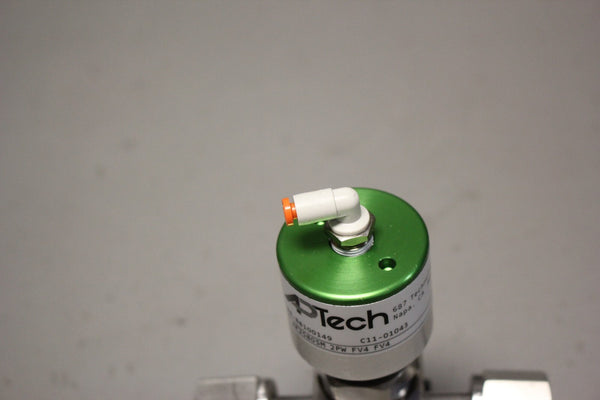 UNUSED APTECH STAINLESS DIAPHRAGM VALVE AP3580SM 2PW FV4 FV4 250 PSIG 17 BAR