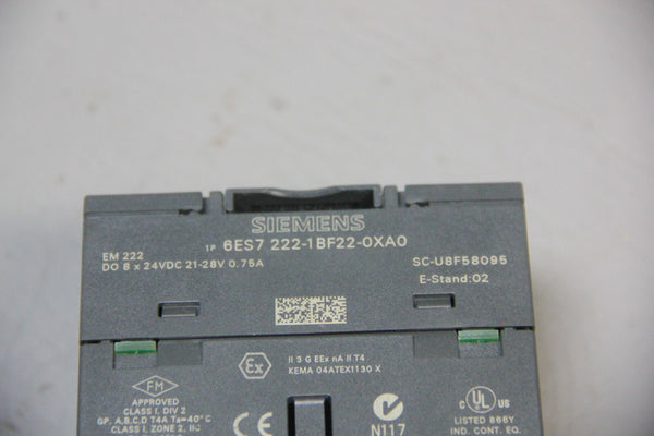 SIEMENS SIMATIC S7 PLC MODULE 6ES7 222-1BF22-0XA0