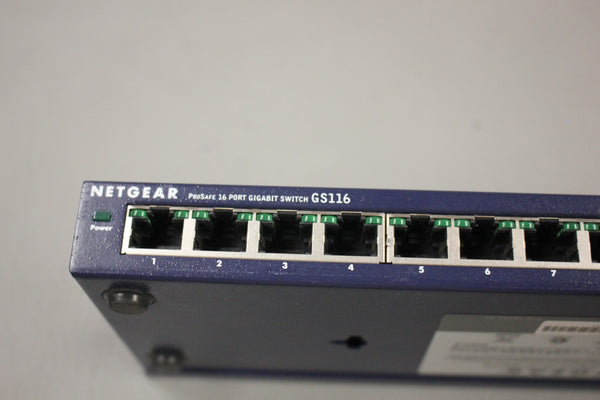NETGEAR PROSAFE 16 PORT GIGABIT SWITCH GS116
