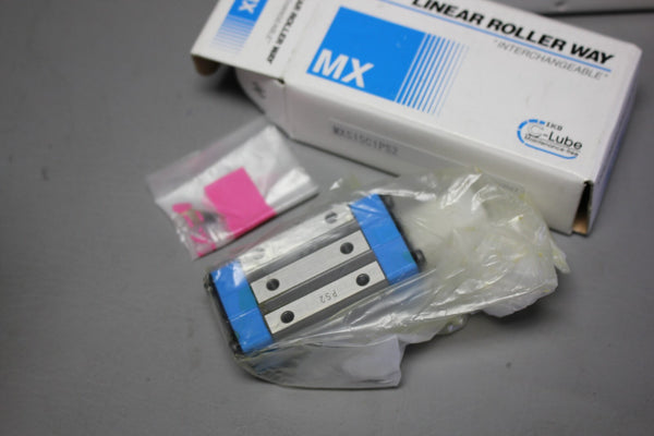 LOT OF 2 NEW IKO LINEAR ROLLER WAY CARRIAGES MXS15C1PS2