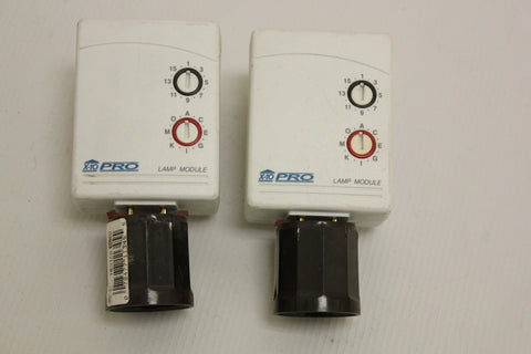 Lot of 2 X10 Pro Lamp Module PLM01 120 Volts 60 Hz Mx 300 watts + leviton socket