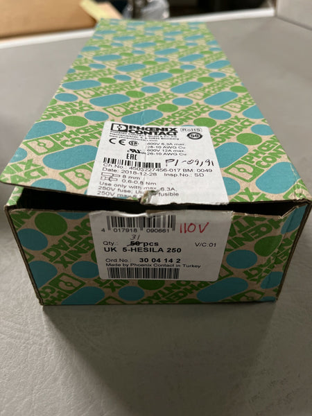 31 Phoenix Contact Fuses Modular Terminal Blocks UK 5-HESILA 250