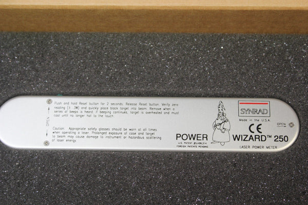 SYNRAD LASER POWER METER POWER WIZARD 250