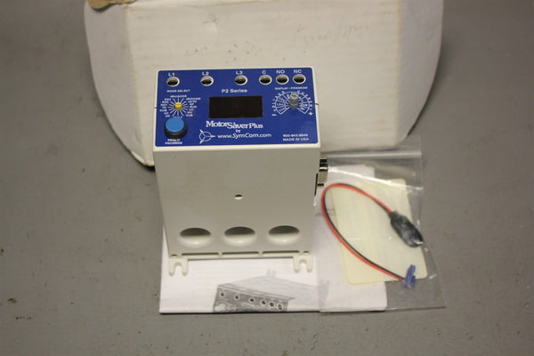 NEW SYMCOM MOTOR SAVER PLUS ELECTRONIC OVERLOAD RELAY 777-HVR-P2