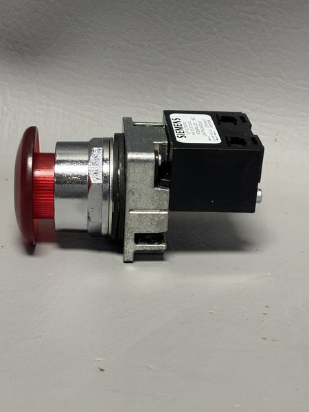 SIEMENS 52PP2NR ILLUMINATED RED PUSHBUTTON