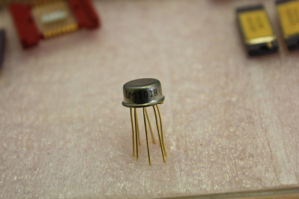  National LM101H Gold Lead Op Amp Amplifier Metal Can LM101