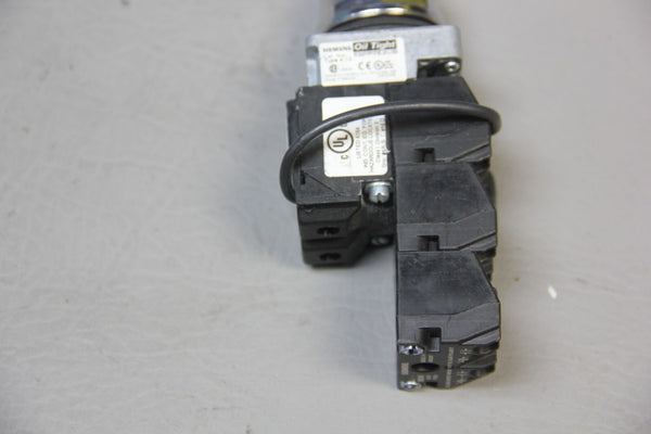 SIEMENS HEAVY DUTY RED ILLUMINATED EMERGENCY PUSH/PULL PUSHBUTTON 52PP7E2UB