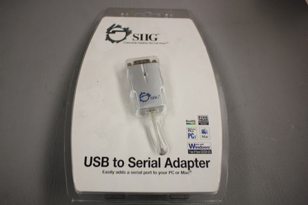 NEW SIIG USB TO SERIAL ADAPTER JYR3206X0012 JU-CB1S12-S3
