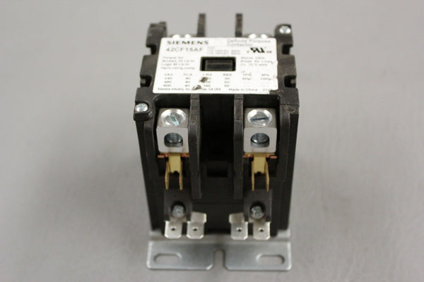 SIEMENS DEFINITE PURPOSE CONTACTOR 42CF15AF