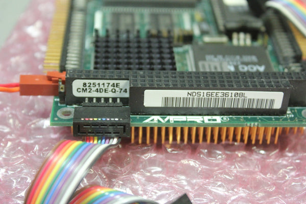 AMPRO SMALL FACTOR INDUSTRIAL CPU PCB WITH CABLES CM2-4DE-Q-74