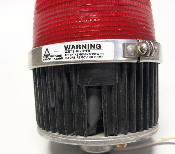 Signal Division Fireball II FB2PST Series A5 120VAC 50/60 Hz Red Beacon Light