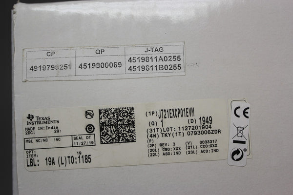 TEXAS INSTRUMENTS JACINTO 7 AUTOMOTIVE PROCESSOR EVAL BOARD J721EXCP01EVM VISION