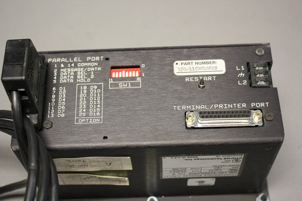 UTICOR PMD 150 PROGRAMMABLE MESSAGE DISPLAY  150-115N2L08EX B