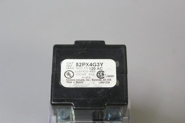 NEW SIEMENS 52PX4G3Y GREEN PILOT LIGHT LED 120V