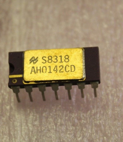  National AH0142CD Puple Gold Ceramic IC Circuit