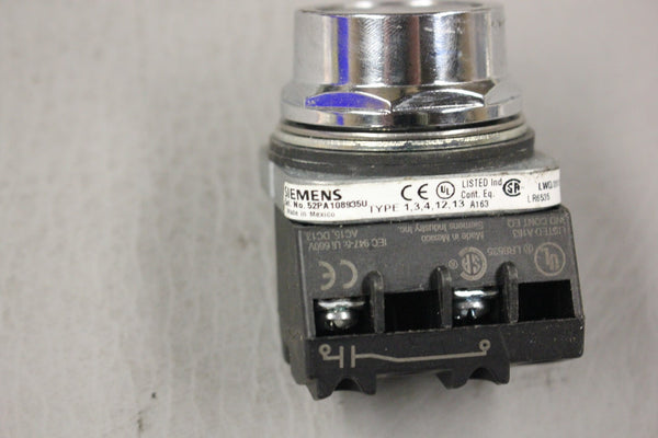 SIEMENS PUSH BUTTON OPEN 52PA108935U
