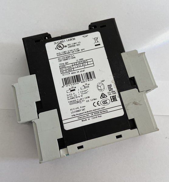 Siemens 3Ug4622-1Aw30 Digital Monitoring Relay Current Monitor