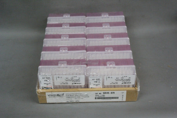 960 NEW VWR AEROSOL FILTER 1-40uL PIPET PIPETTE TIPS 53510-079