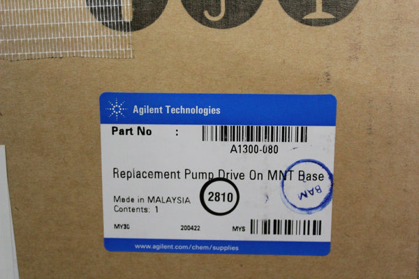 AGILENT REPLACEMENT PUMP DRIVE ON MNT BASE A1300-080 NORGREN 55022