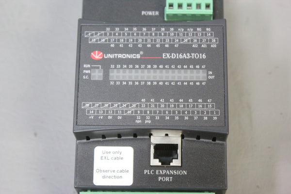 UNITRONICS I/O MODULE EX-D16A3-TO16