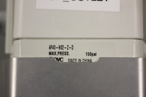 SMC PNEUMATIC FILTER AF40-N02-Z-D